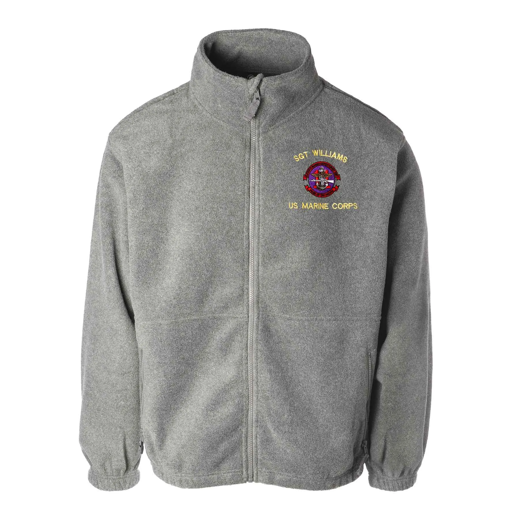 11th MEU Pride Of The Pacific Embroidered Fleece Full Zip