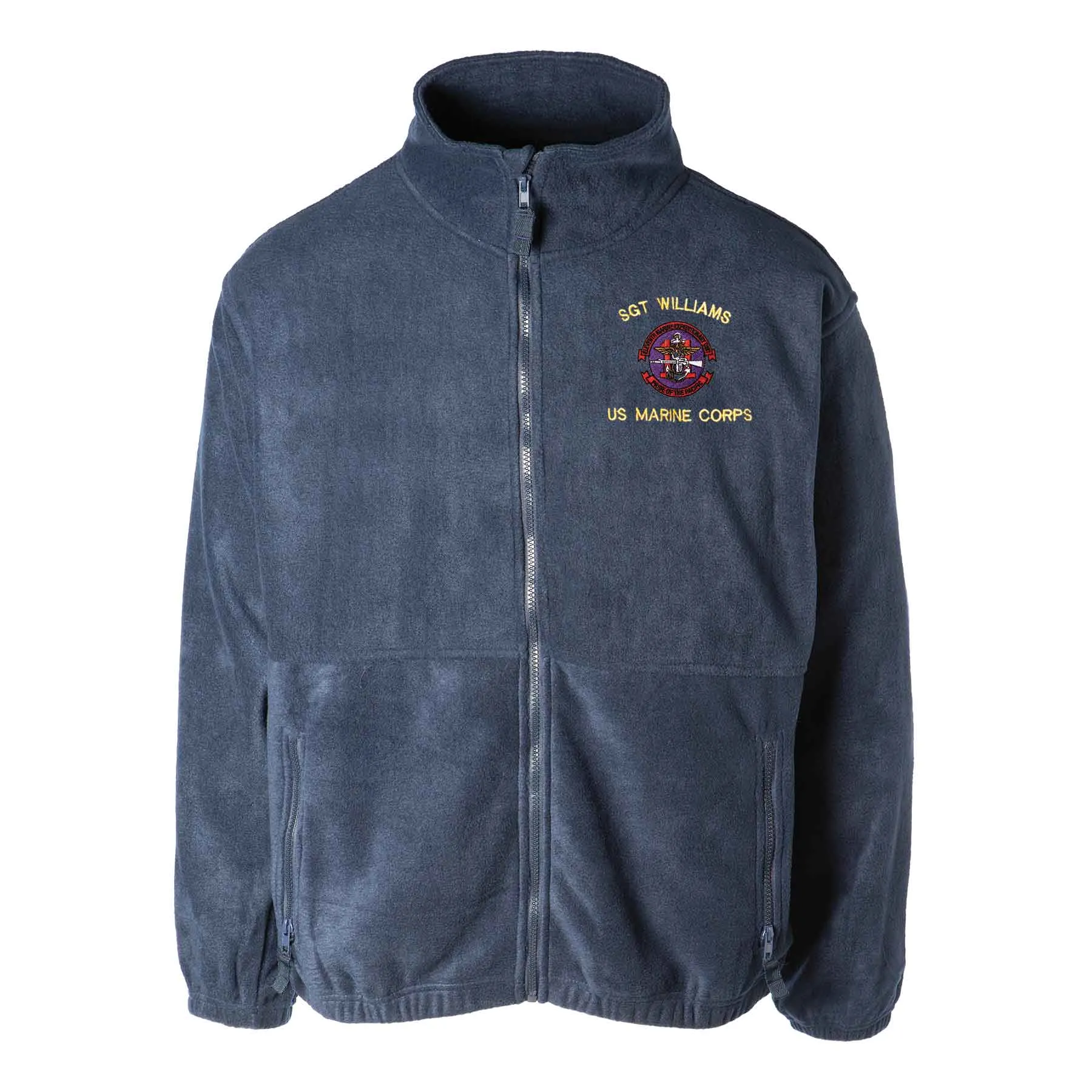 11th MEU Pride Of The Pacific Embroidered Fleece Full Zip