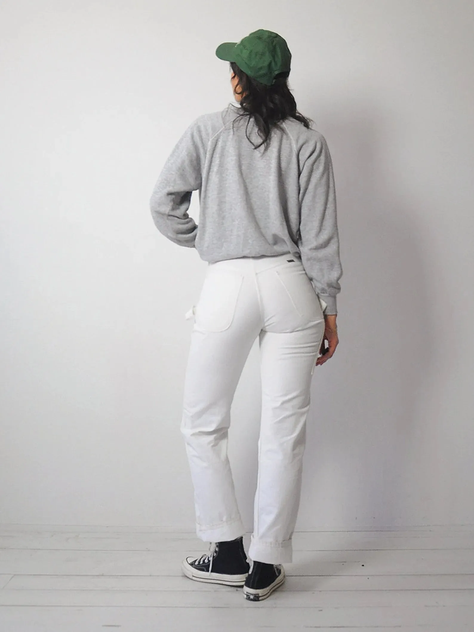 1980's Blank Gray Soft Crewneck