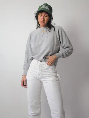 1980's Blank Gray Soft Crewneck