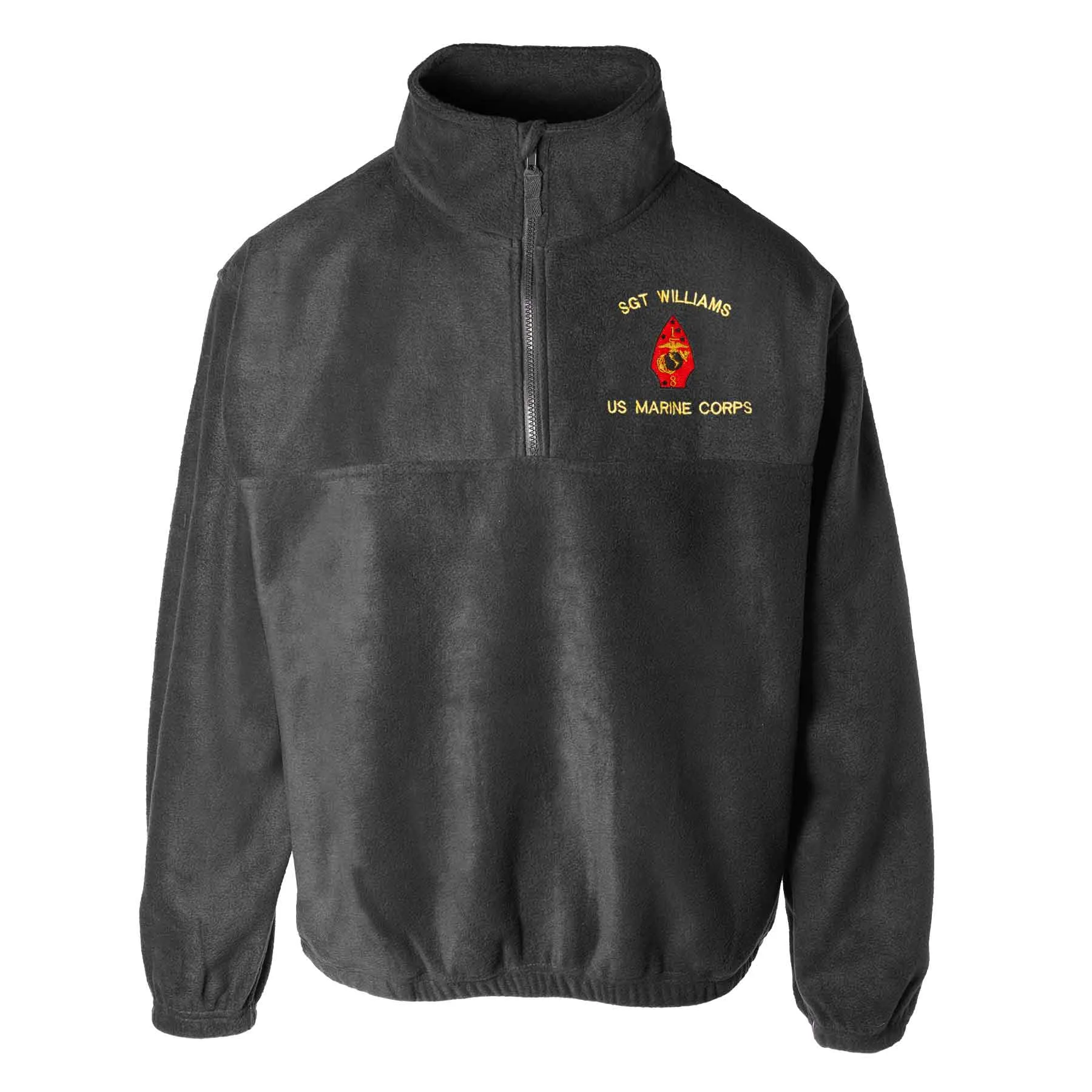 1st Battalion 8th Marines Embroidered Fleece 1/4 Zip