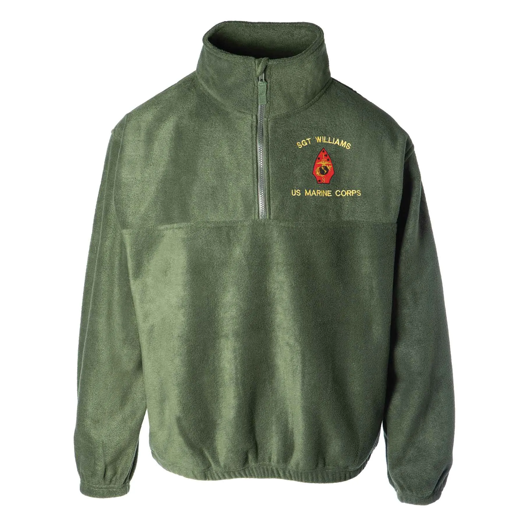 1st Battalion 8th Marines Embroidered Fleece 1/4 Zip