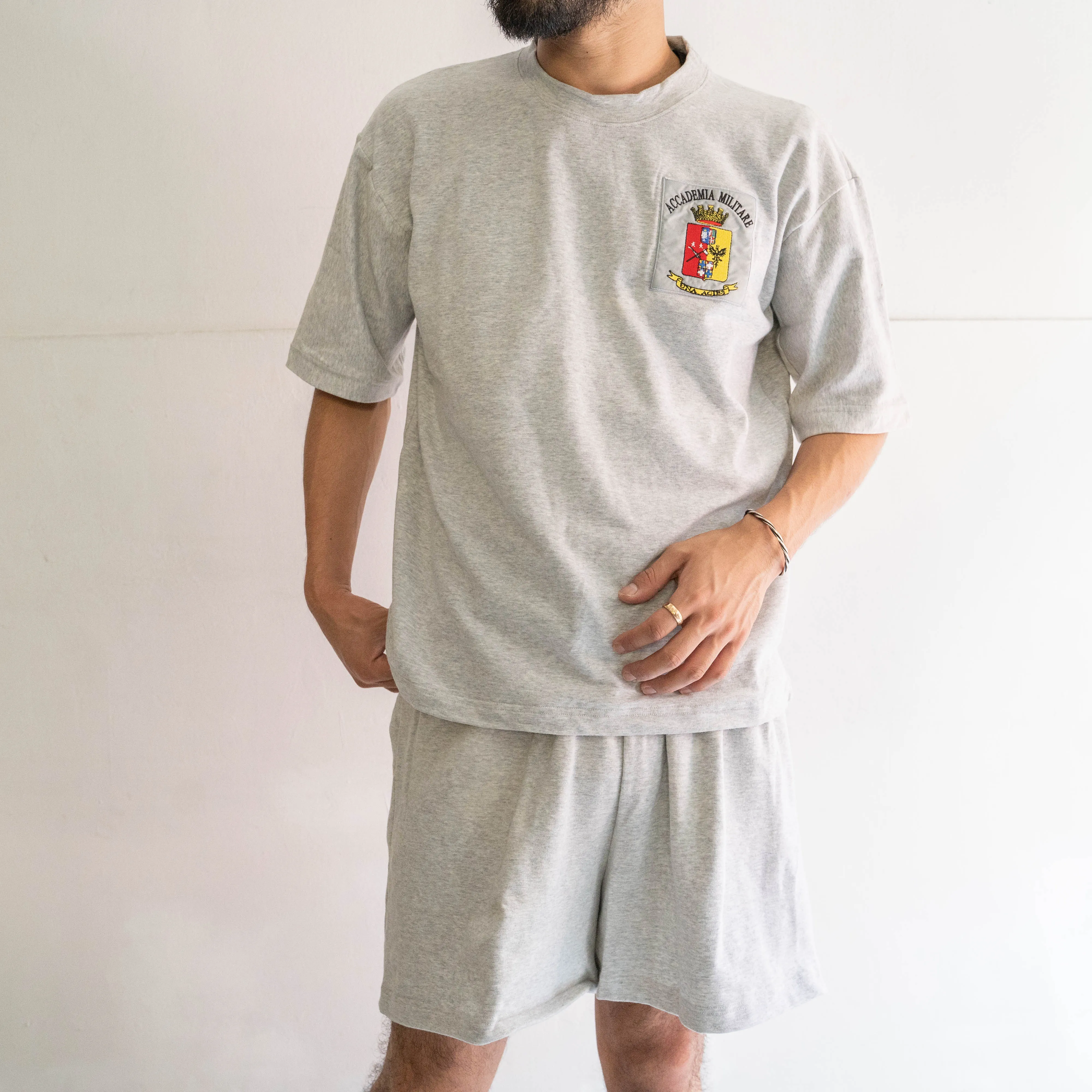 2000s Italian military academy sweat set up 'dead stock'