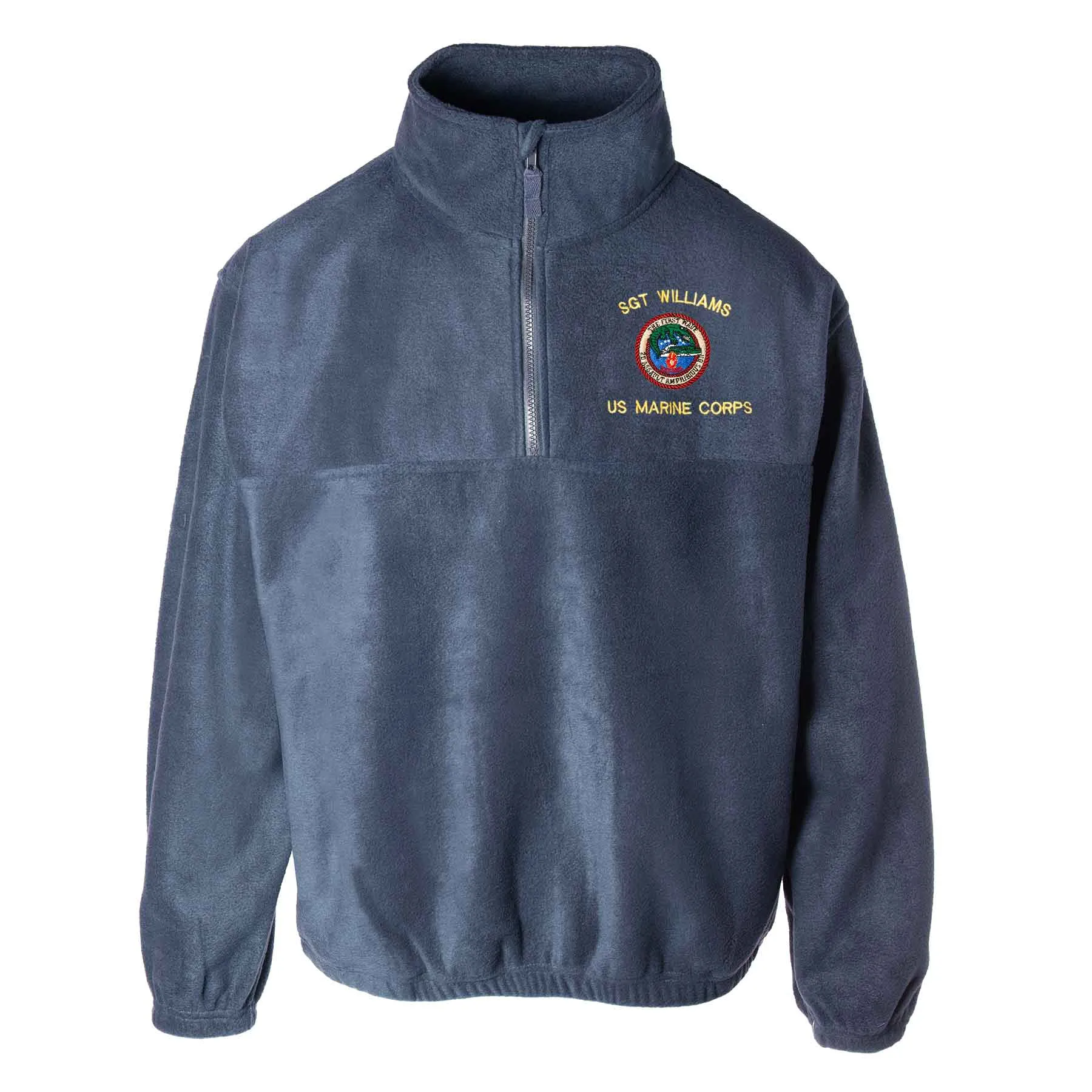 2nd Assualt Amphibious Bn Embroidered Fleece 1/4 Zip