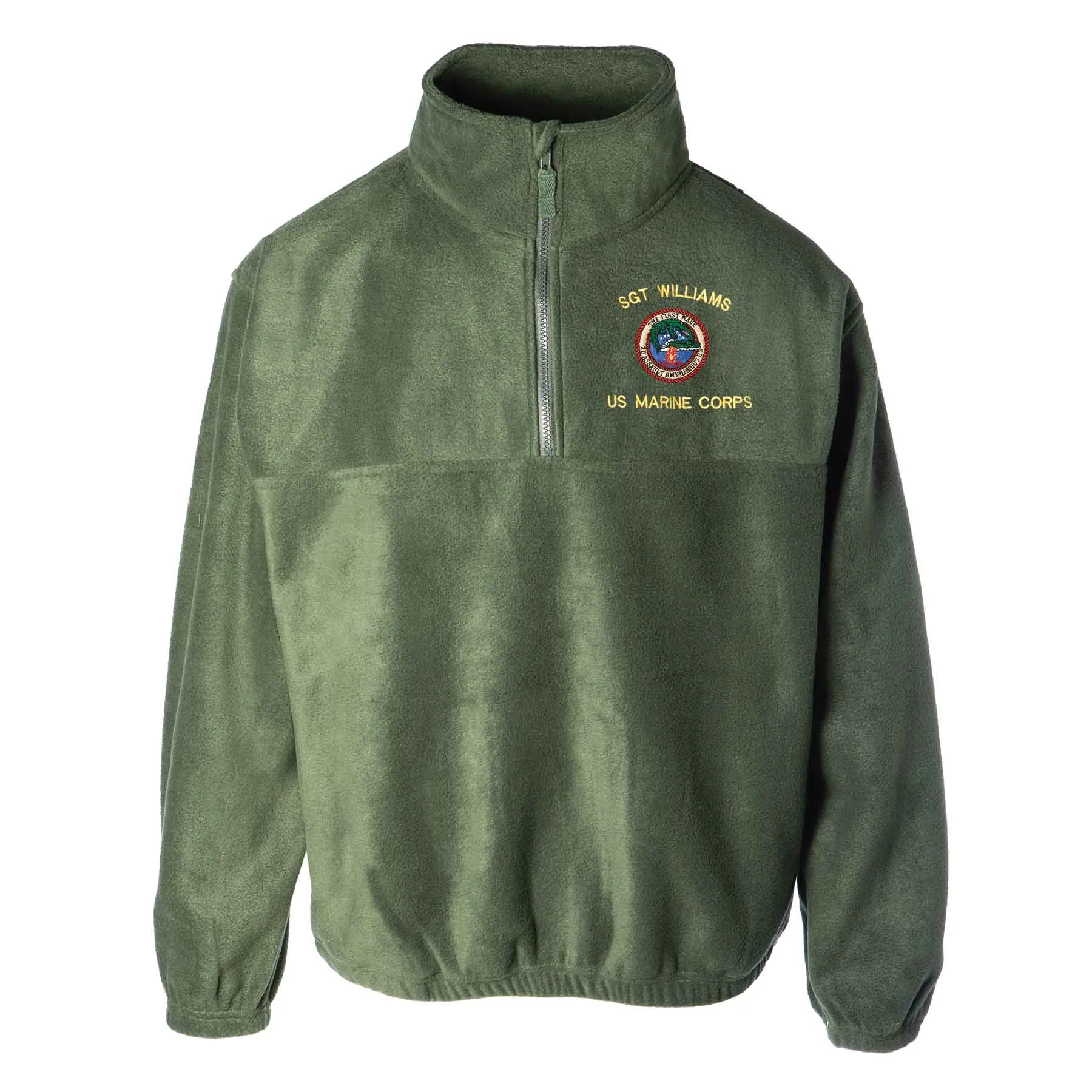 2nd Assualt Amphibious Bn Embroidered Fleece 1/4 Zip