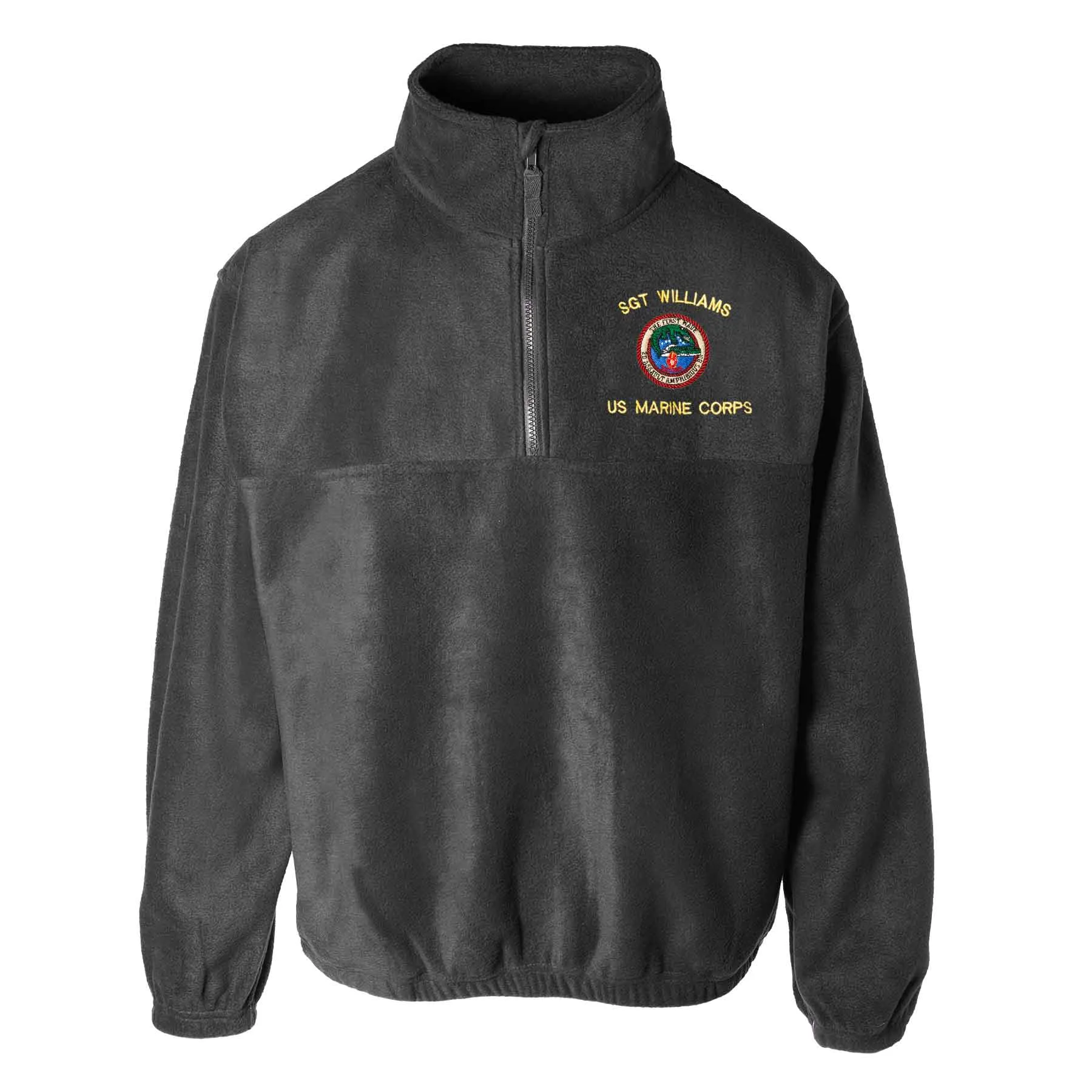 2nd Assualt Amphibious Bn Embroidered Fleece 1/4 Zip