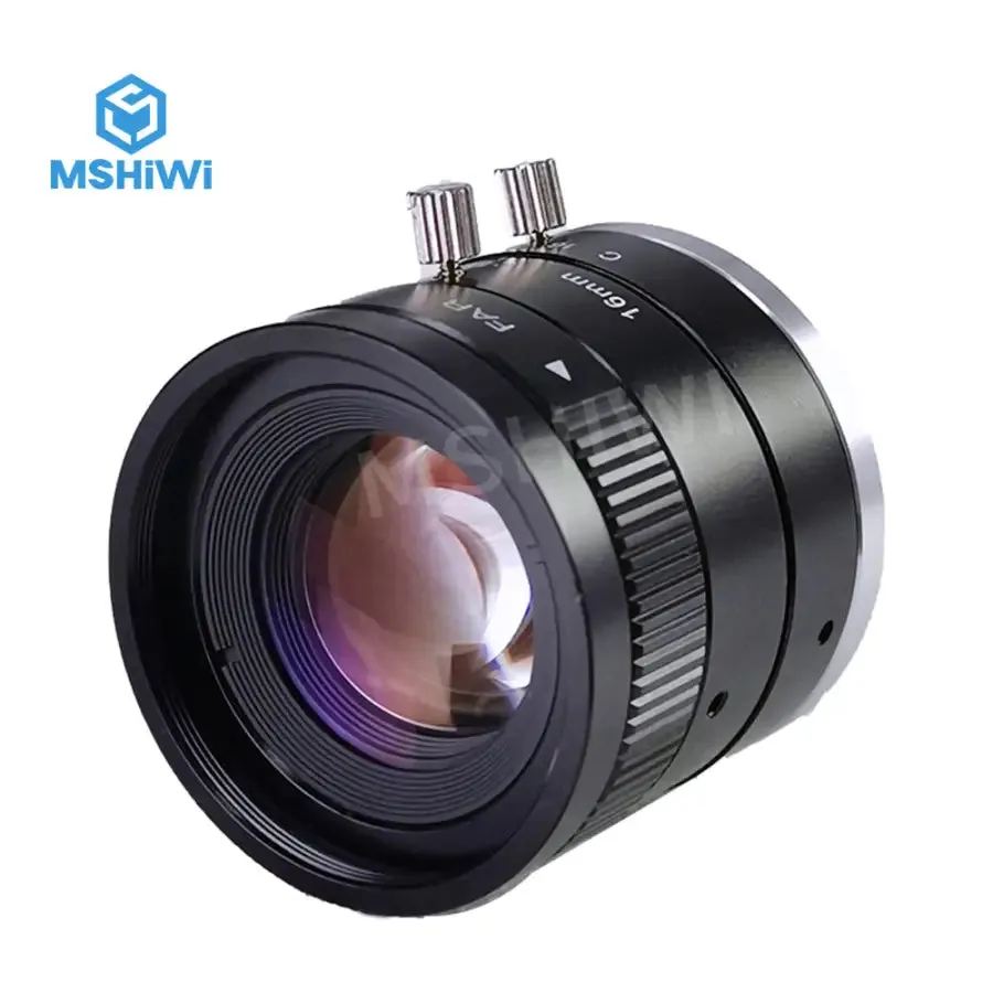 3MP C-mount 16mm-35mm Prime Lens 2/3" F1.4 Manual Iris Industrial Lens