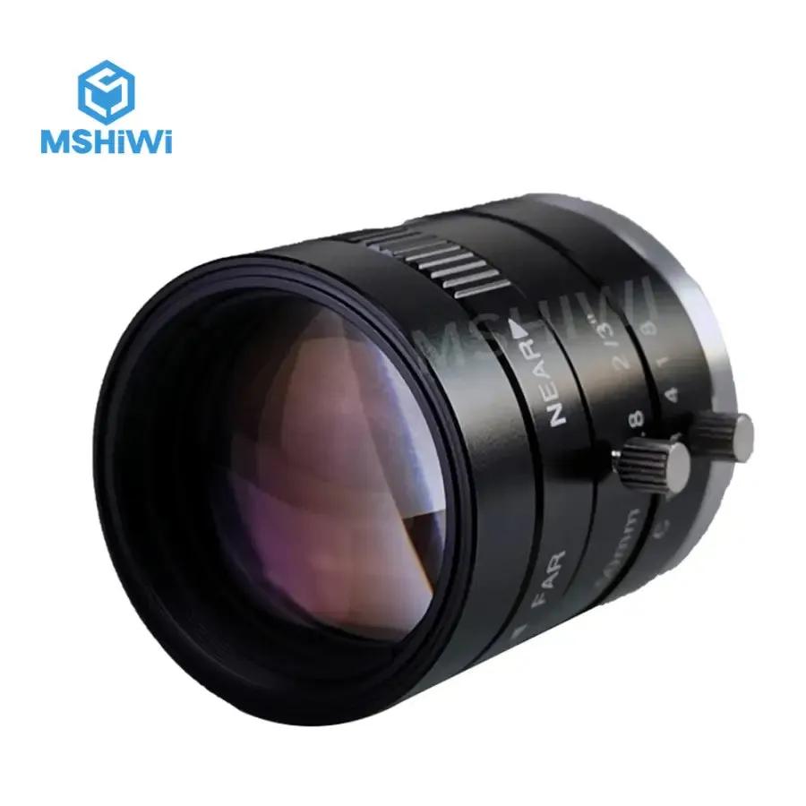 3MP C-mount 50mm Prime Lens 2/3" F1.8 Manual Iris Machine Vision Lens