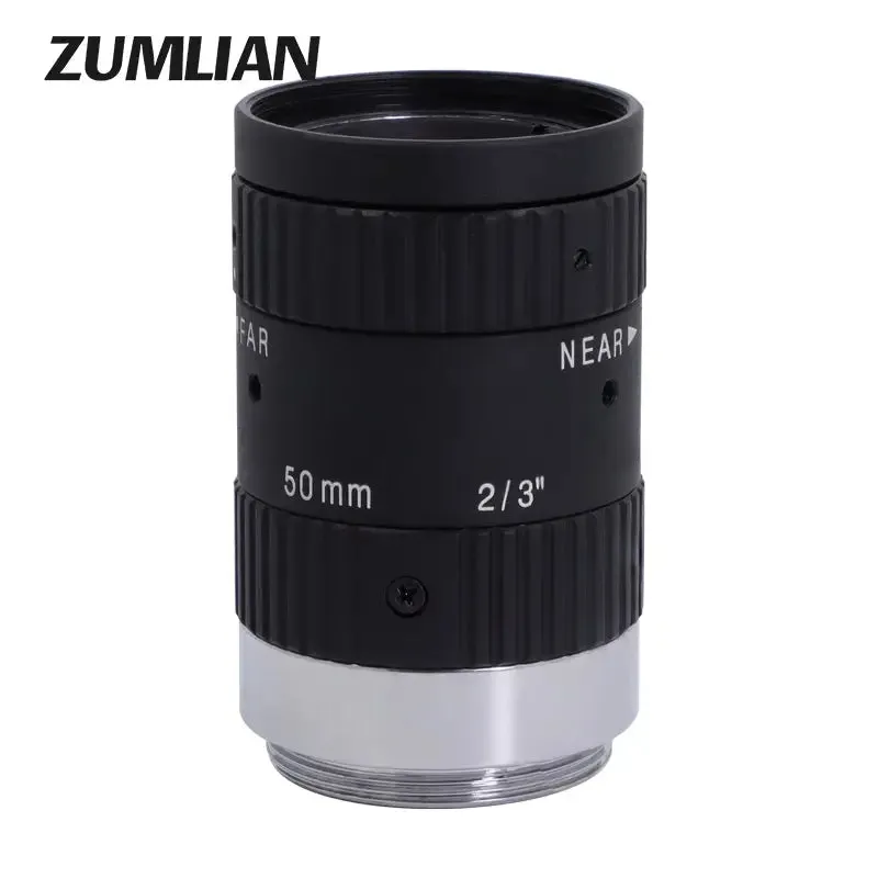 5MP 16mm-50mm 1/1.8" FA Prime Lens C-mount F1.8-16 Manual Iris Lens