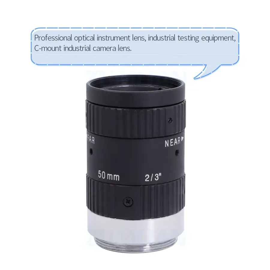 5MP 16mm-50mm 1/1.8" FA Prime Lens C-mount F1.8-16 Manual Iris Lens