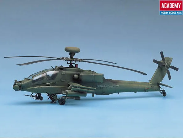 Academy Aircraft 1/48 AH64A US Helicopter Kit