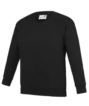 Academy Black - Kids Academy raglan sweatshirt