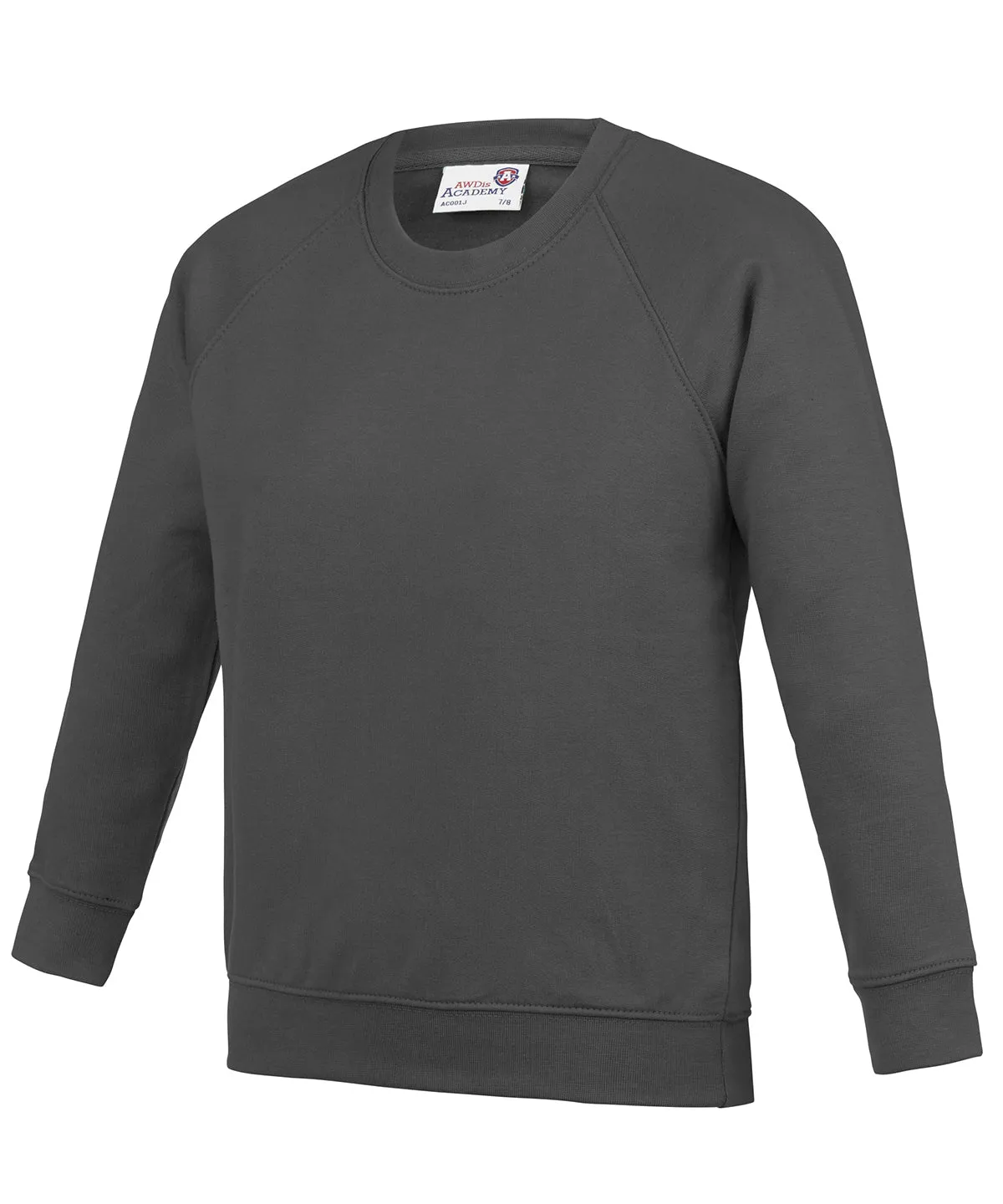 Academy Charcoal - Kids Academy raglan sweatshirt