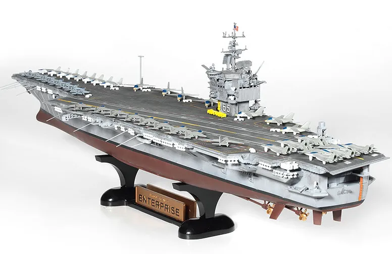 Academy Ships 1/600 USS Enterprise CVN65 Aircraft Carrier (New Tool) Kit