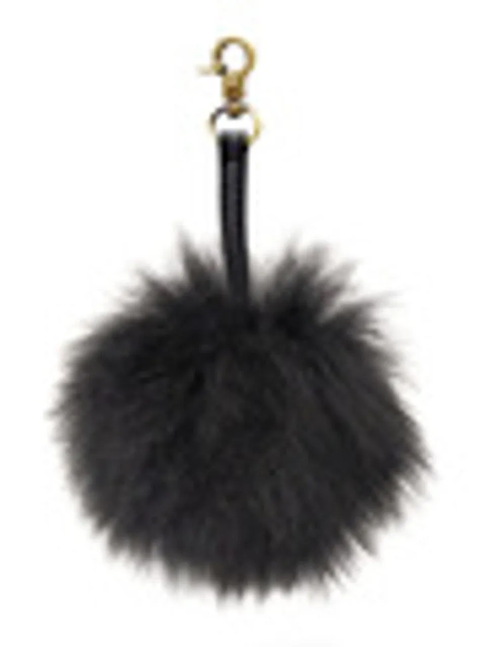 Alpaca Fur Fluff Ball - Pom Pom Key Accessory