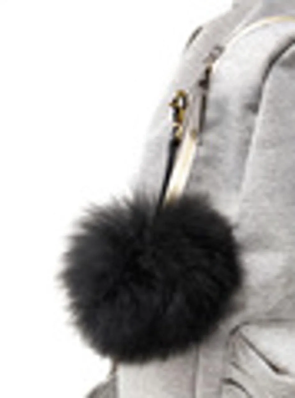 Alpaca Fur Fluff Ball - Pom Pom Key Accessory