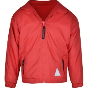 Barons Court Primary School | Red Reversible (Rain) Jackets with Hoodie / School Logo