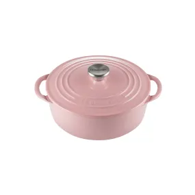 Bis Round Cocotte 22cm - Chiffon Pink Ss Knob