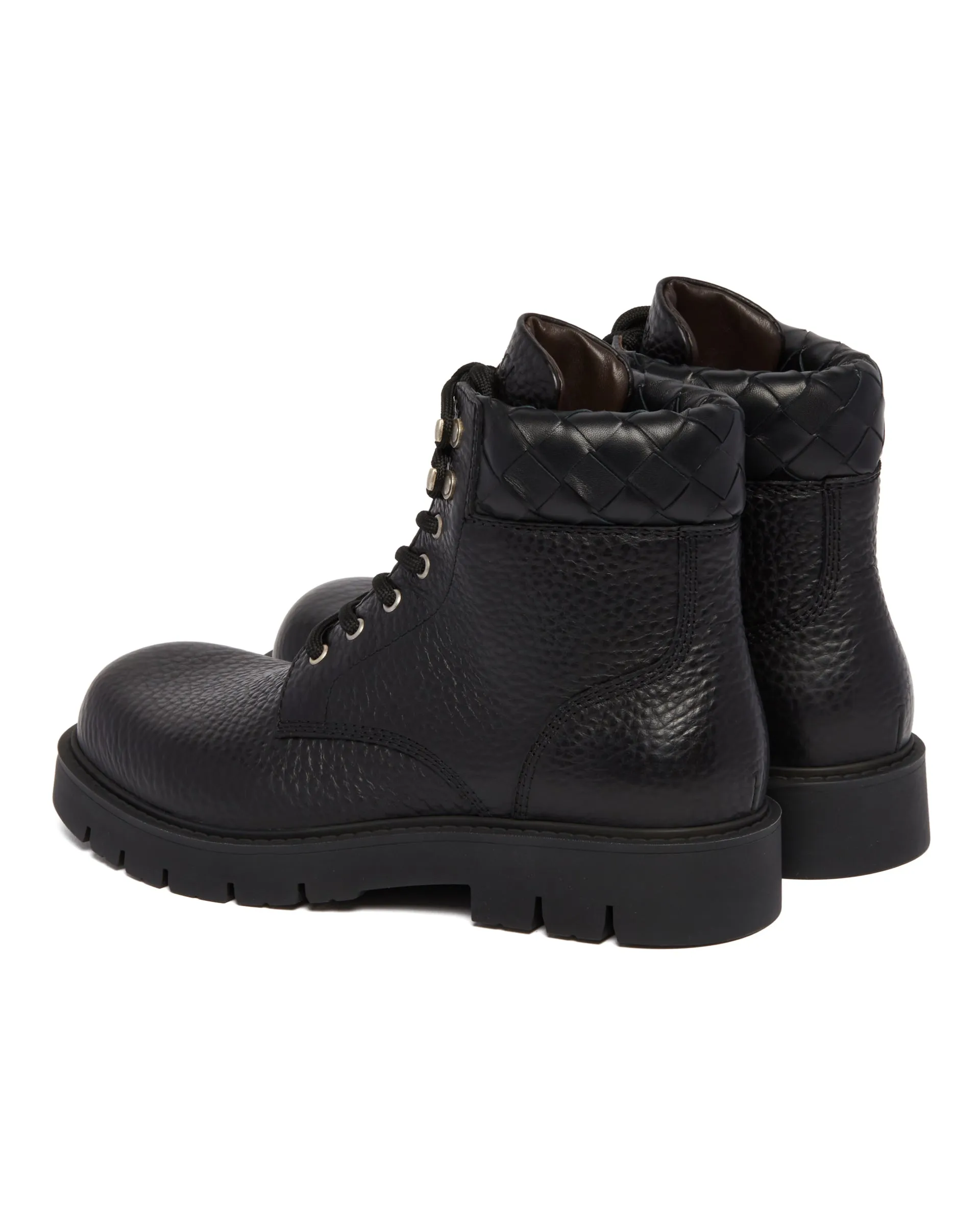 Black Haddock Lace-up Boots