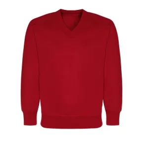 Blenheim Primary School V-neck Sweatshirt Jumpers with School Logo