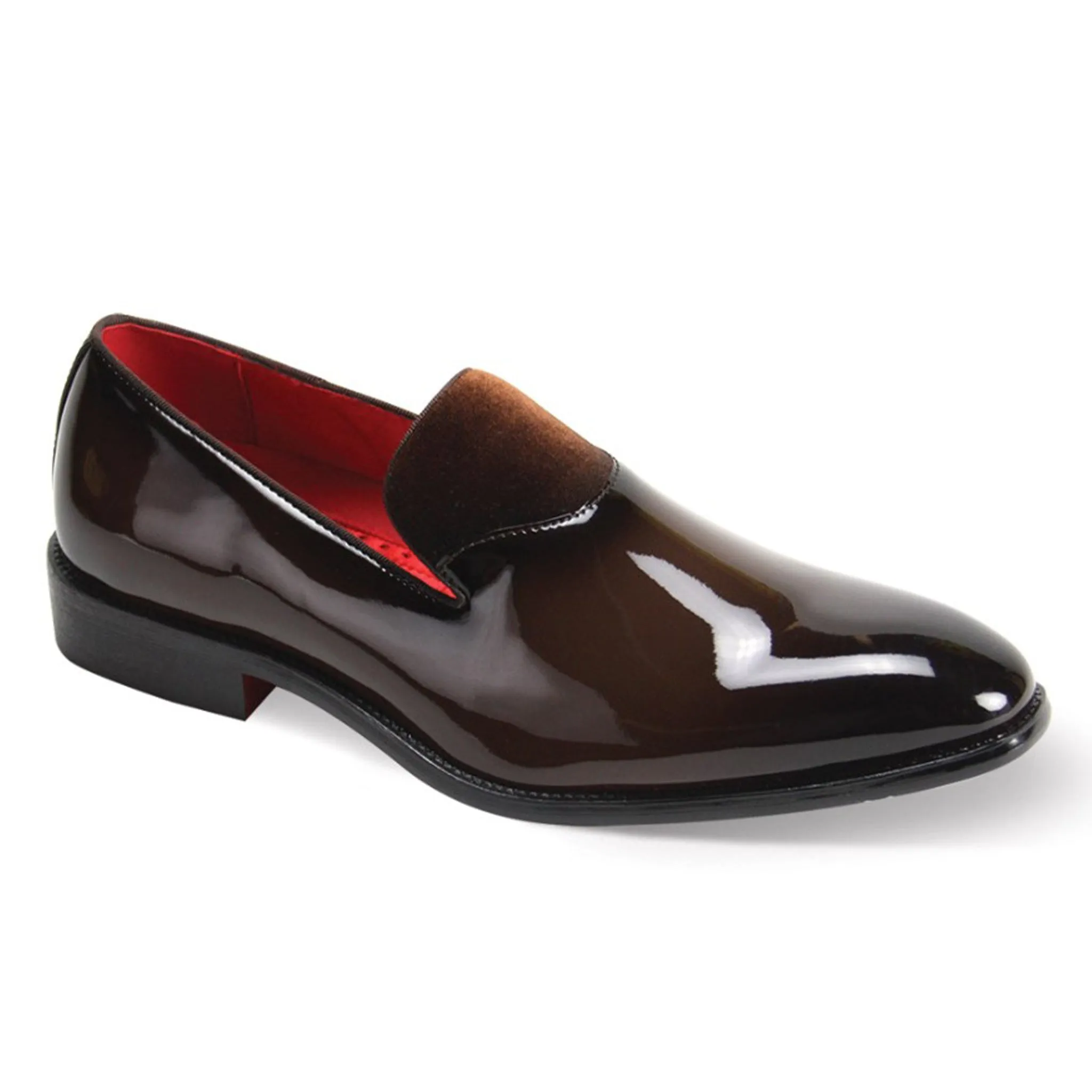 Brown Patent Fashion Loafer