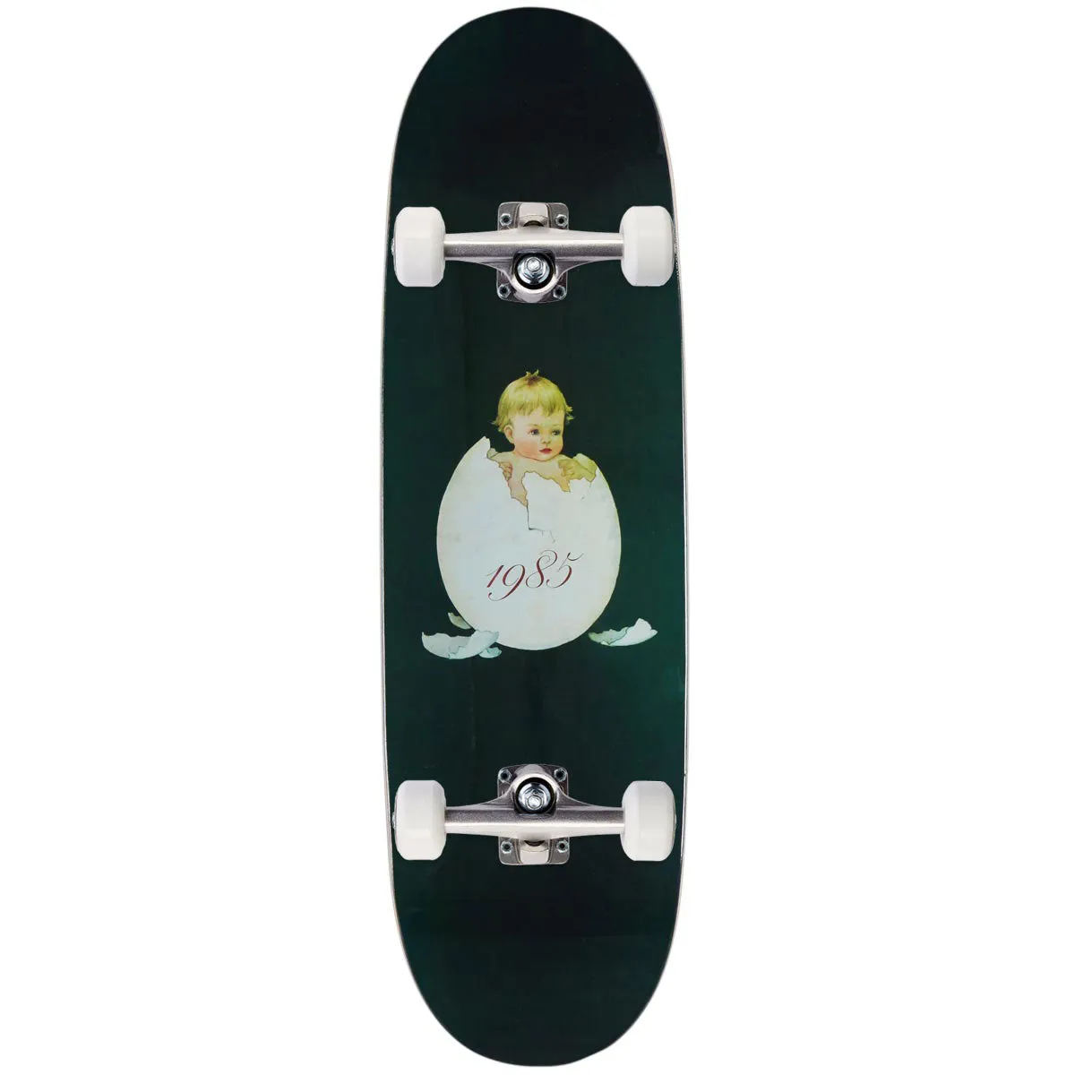 CCS 1985 Egg Shaped Skateboard Complete - Green - 9.00