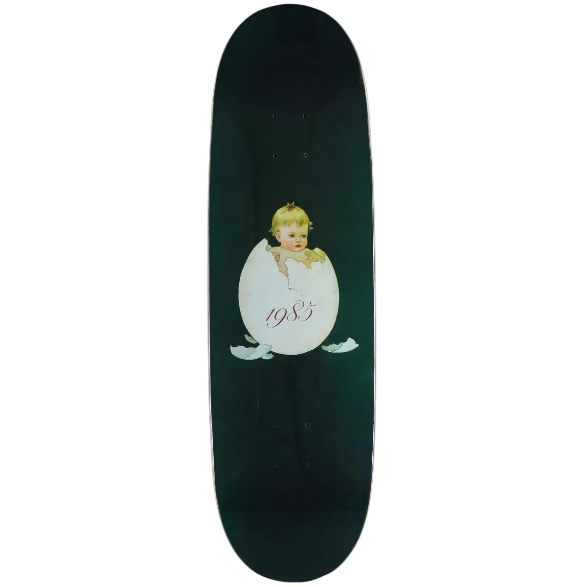 CCS 1985 Egg Shaped Skateboard Deck - Green - 9.00