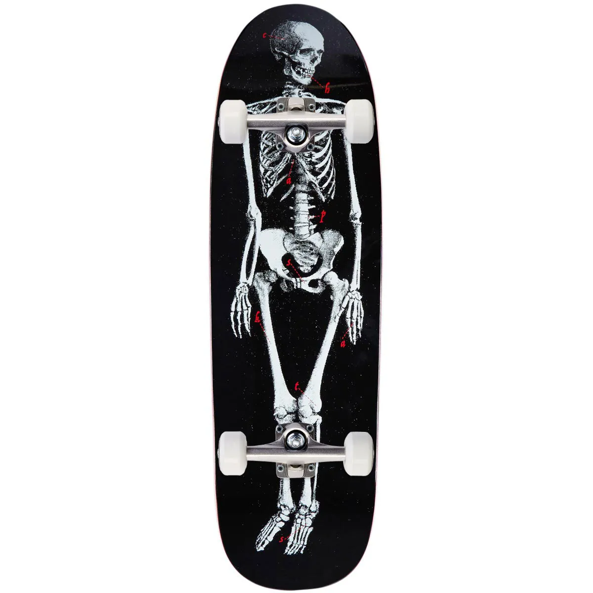 CCS Skeleton Shp1 Shaped Skateboard Complete - Black