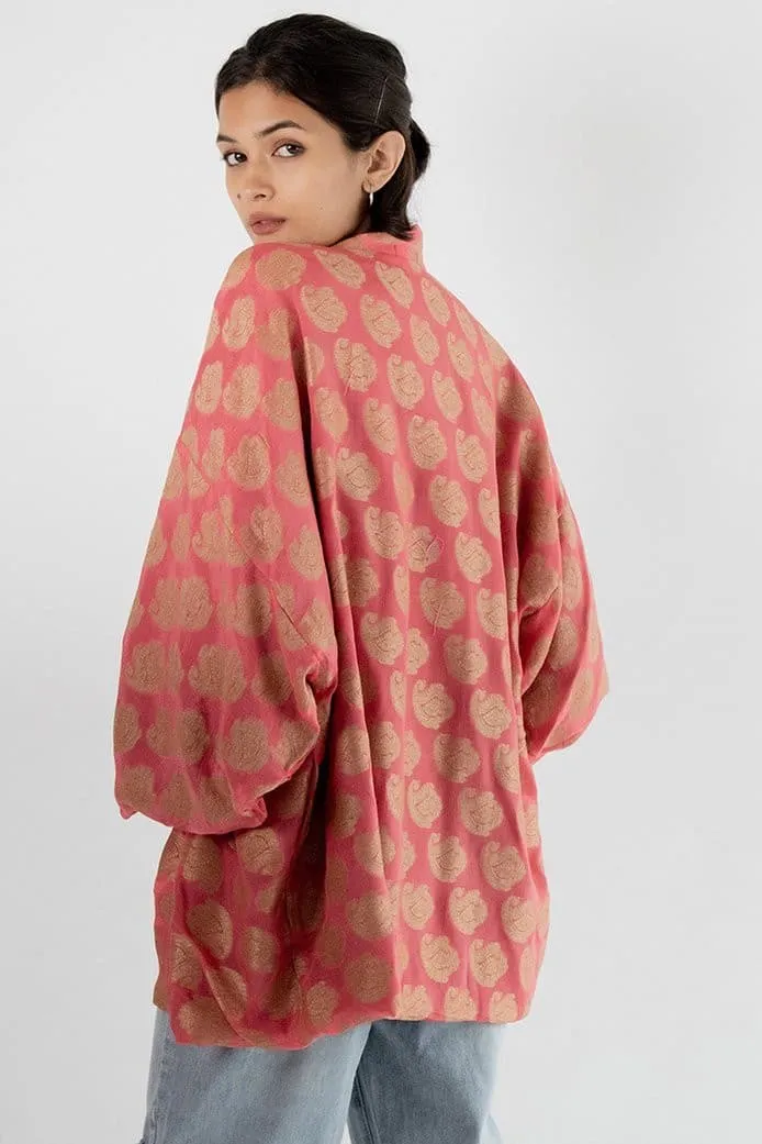 Chiffon Silk Kimono Jacket Yayaoi