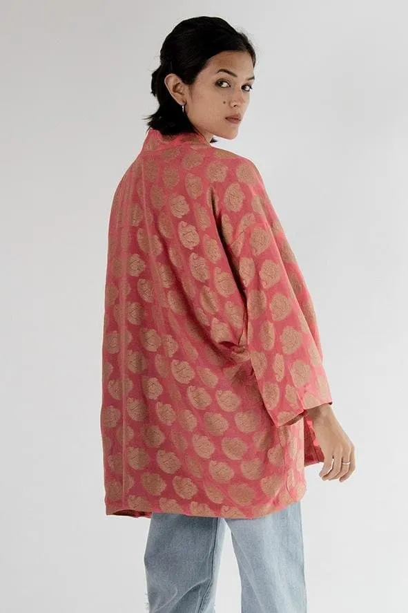 Chiffon Silk Kimono Jacket Yayaoi