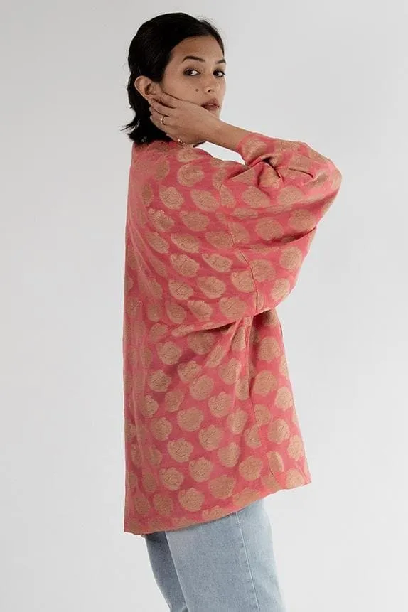 Chiffon Silk Kimono Jacket Yayaoi