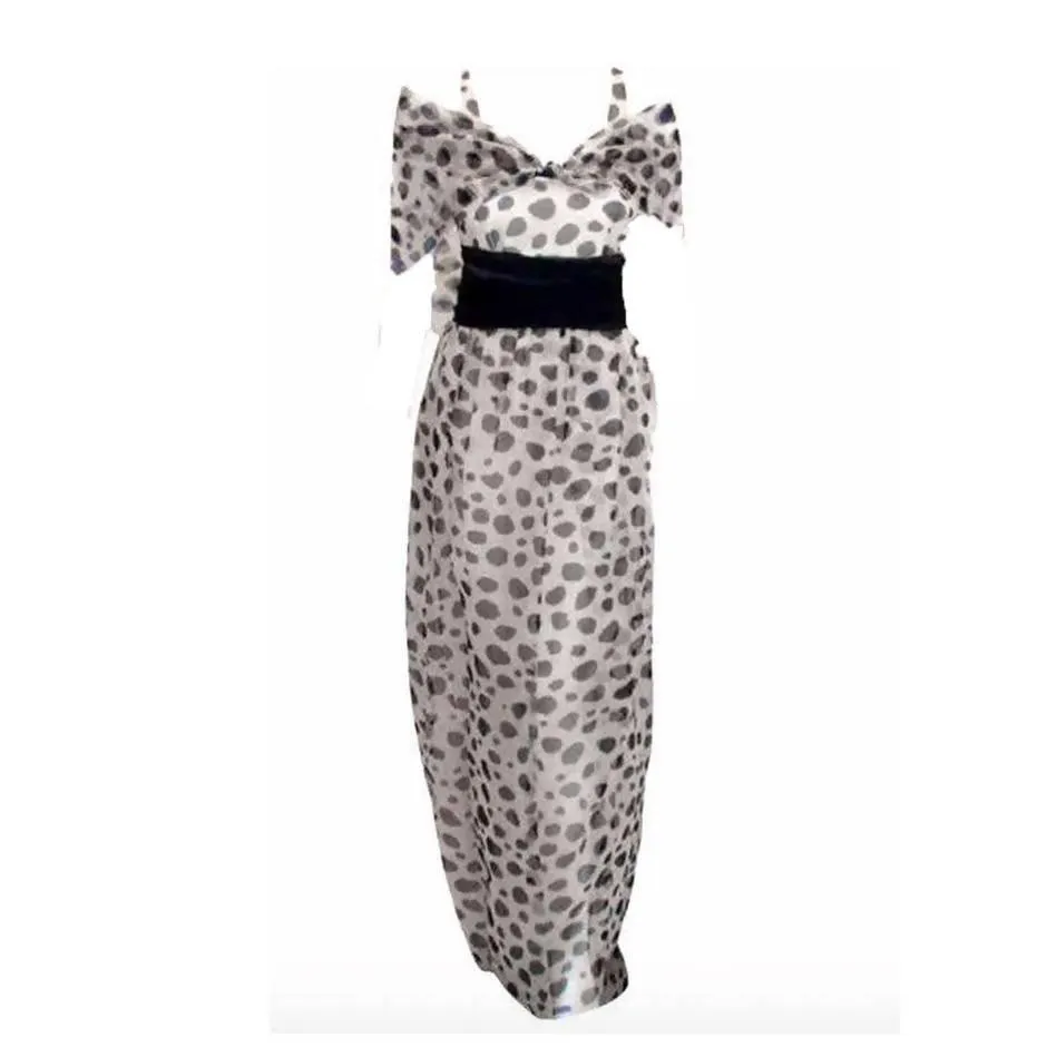 Christian Dior Chiffon Polka Dot Gown | 29