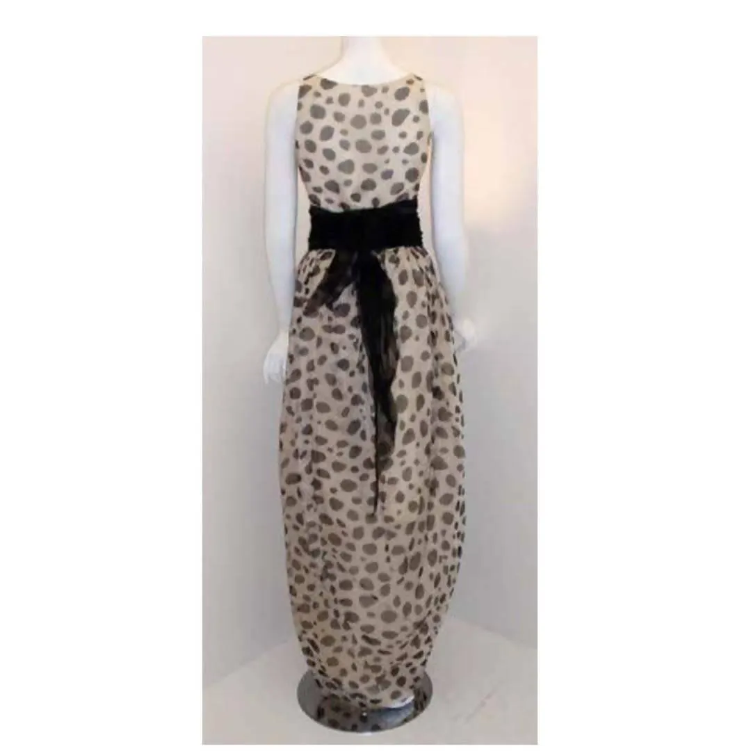 Christian Dior Chiffon Polka Dot Gown | 29