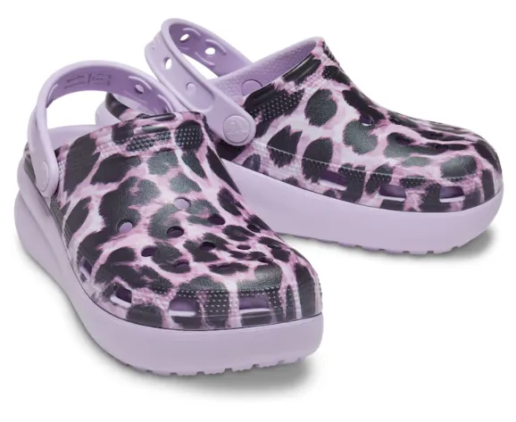 Crocs Kids Classic Animal Cutie Clog - Leopard