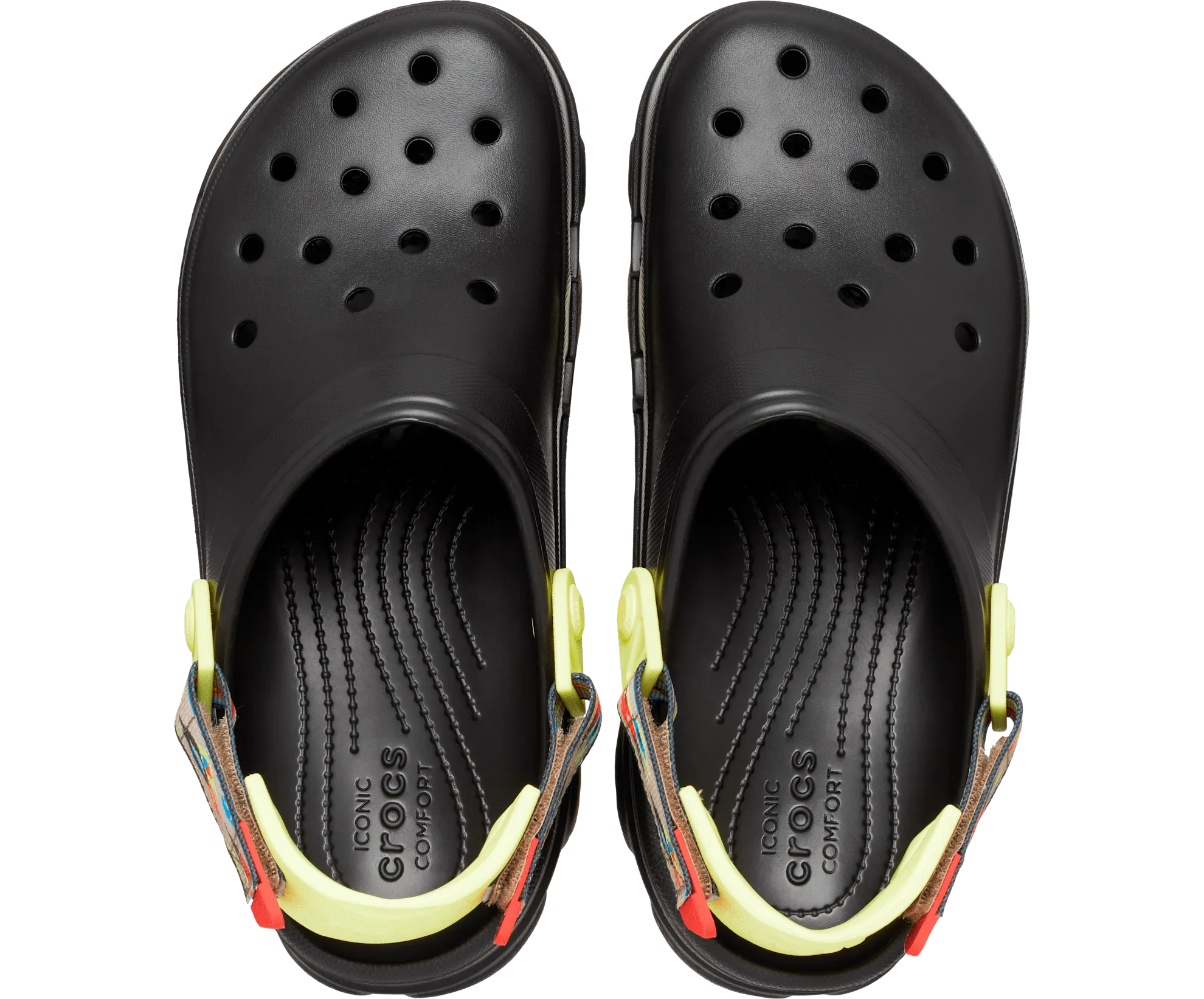 Crocs Unisex Classic All-Terrain Ikat Clog - Black