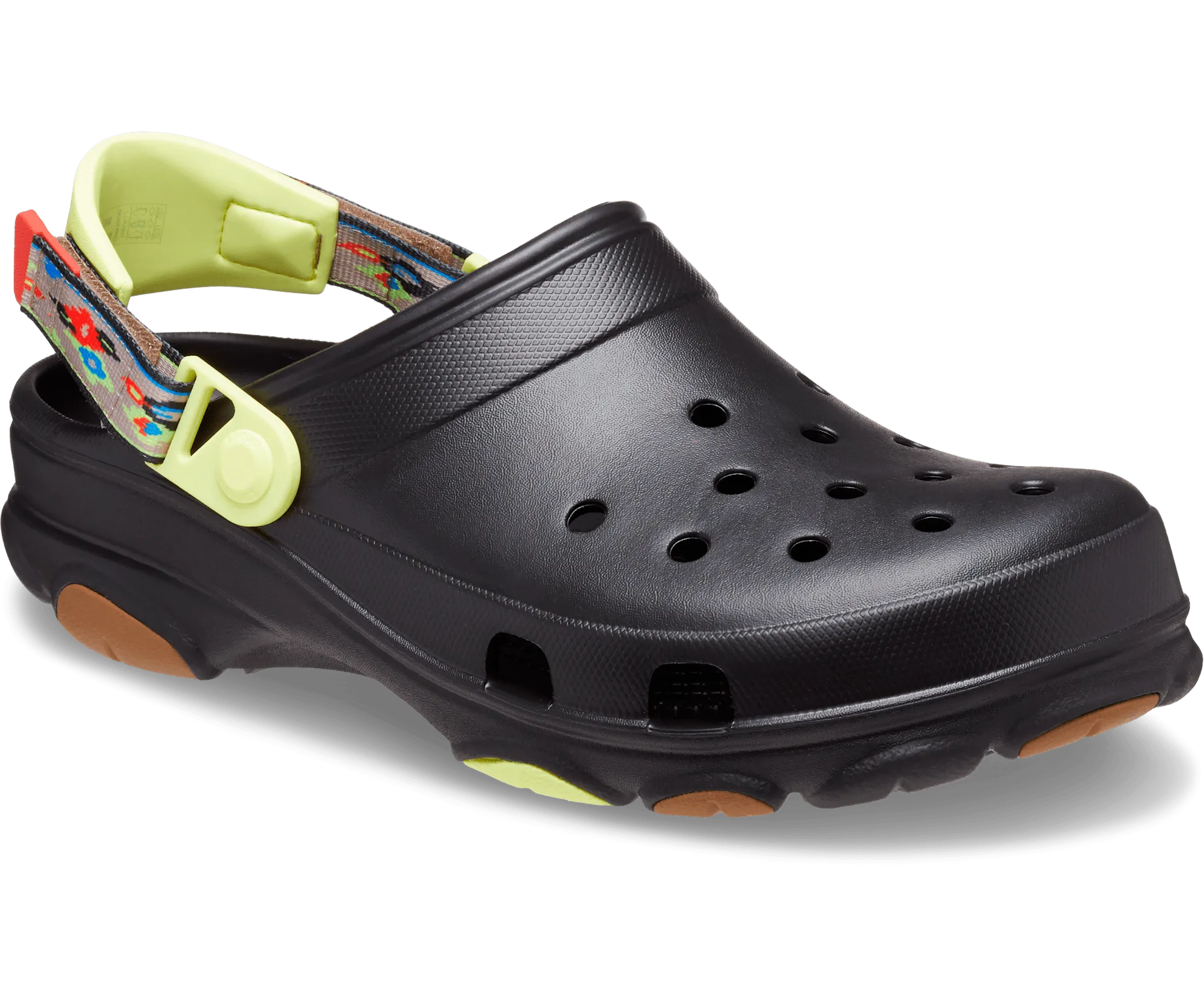 Crocs Unisex Classic All-Terrain Ikat Clog - Black