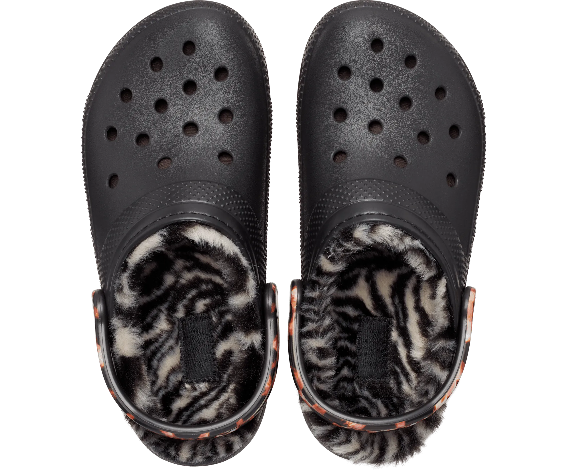 Crocs Unisex Classic Lined Animal Remix Clog - Black