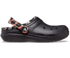 Crocs Unisex Classic Lined Animal Remix Clog - Black