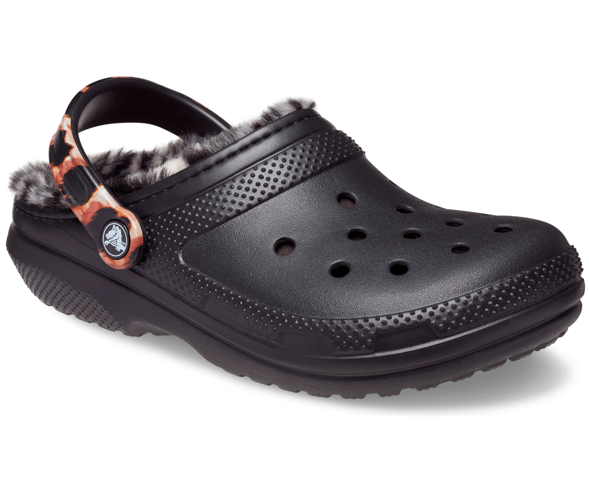 Crocs Unisex Classic Lined Animal Remix Clog - Black