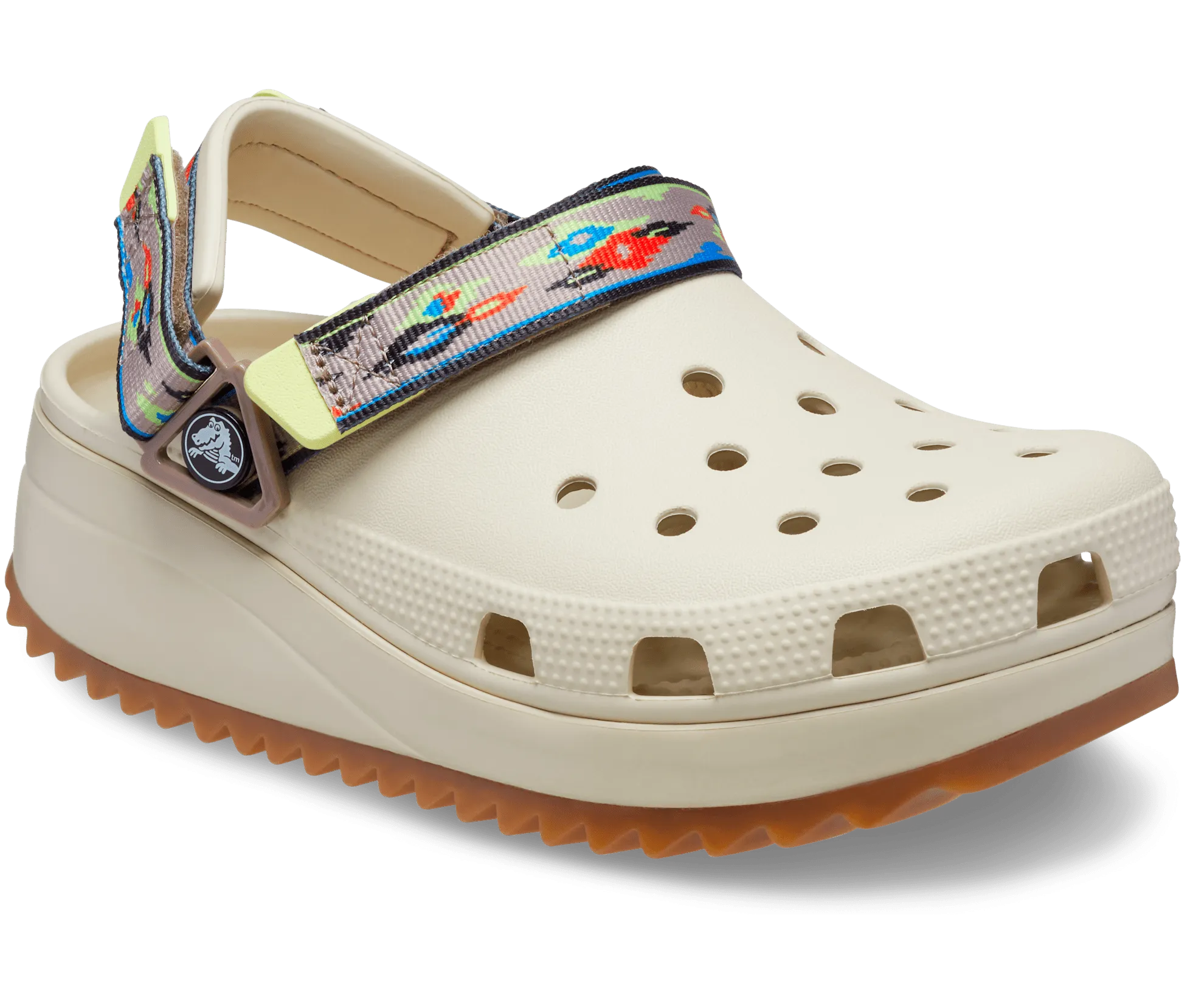 Crocs Unisex Hiker Ikat Clog - Bone