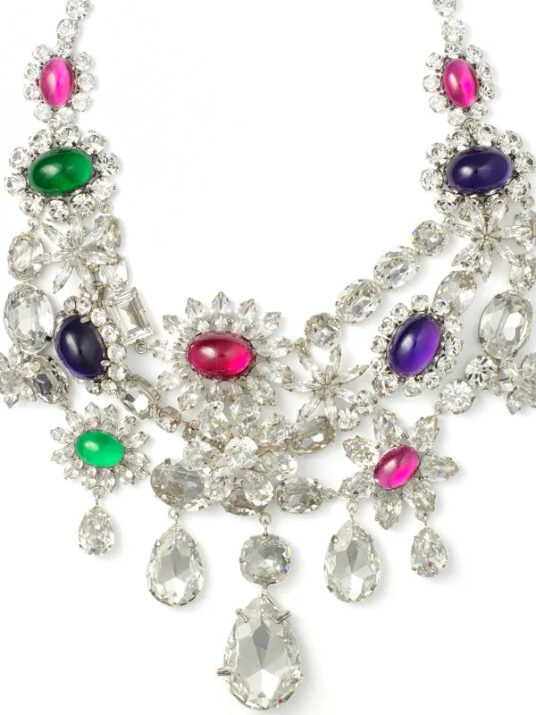 Crystal Embellished Maharadjah Necklace