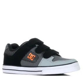 DC Pure Velcro Grey/Orange