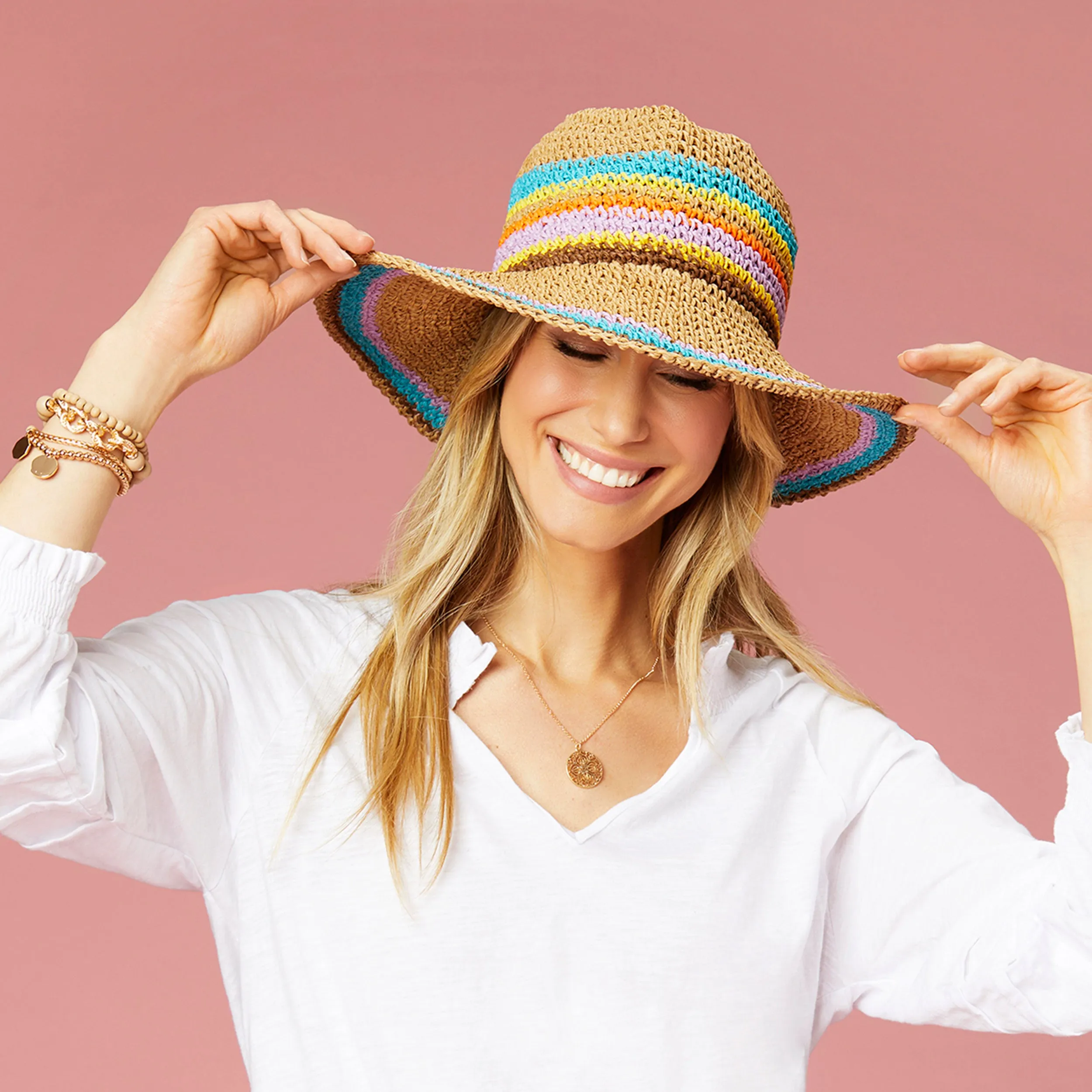 Delphine Ranch Hat - Natural