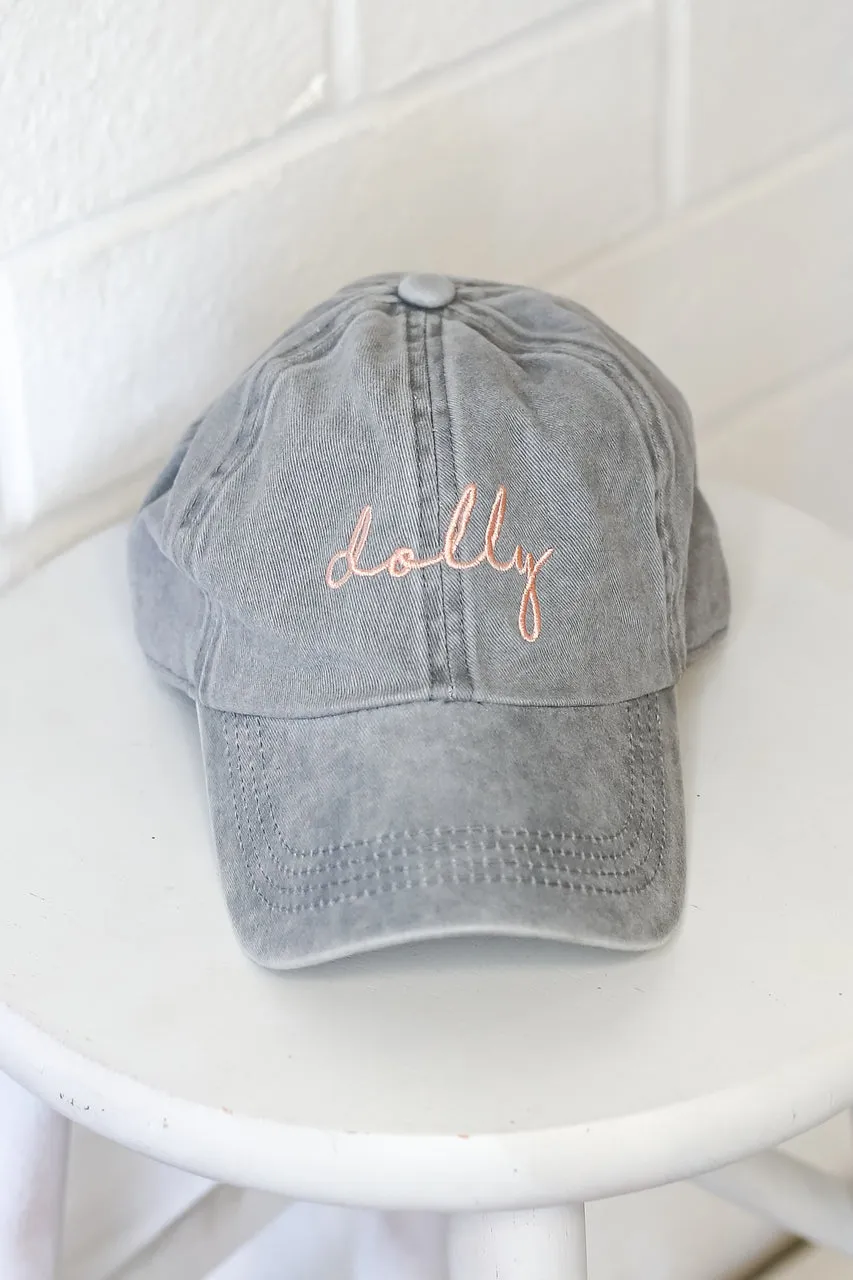 Dolly Script Embroidered Hat