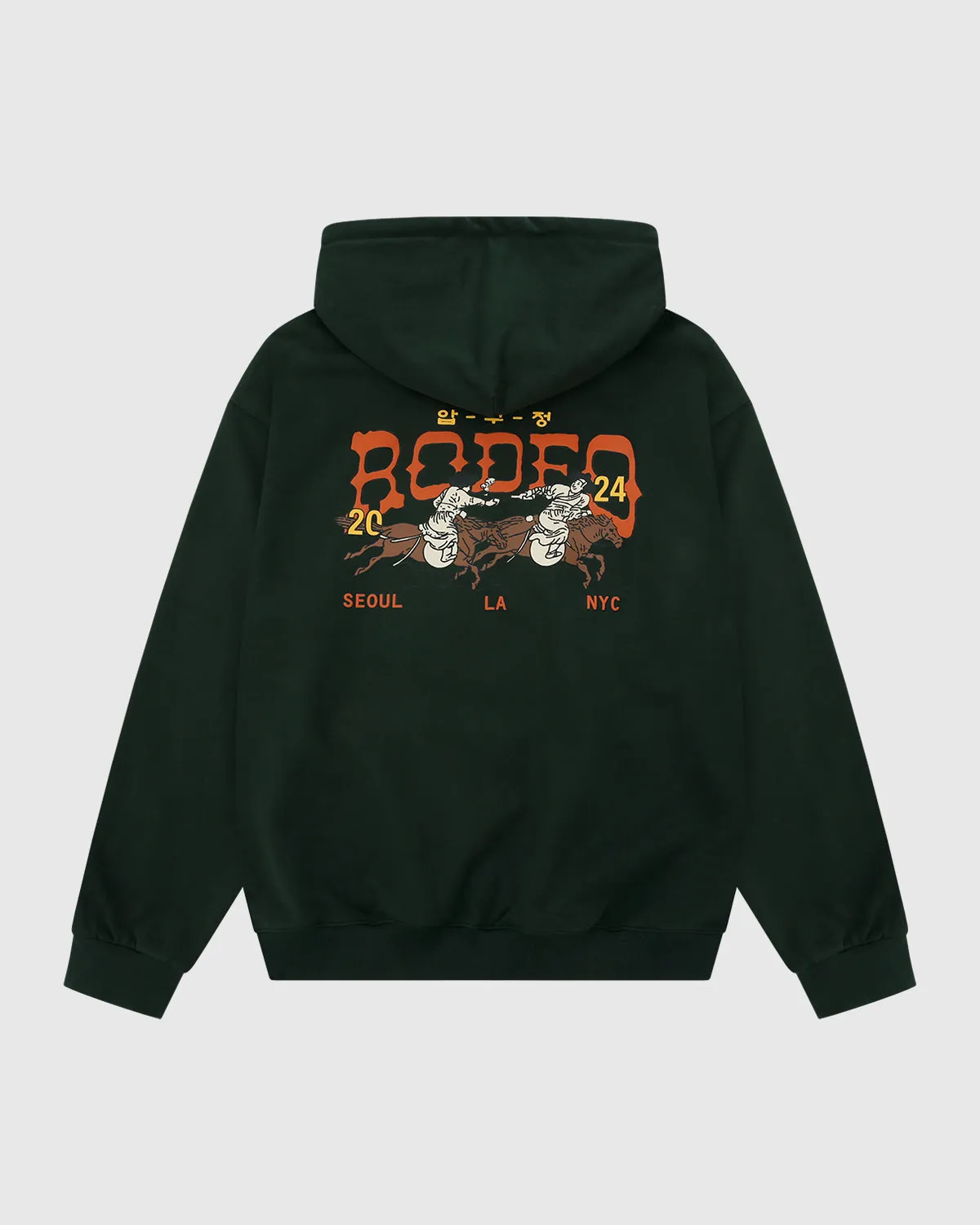 FOREST GREEN APGUJEONG RODEO HOODIE