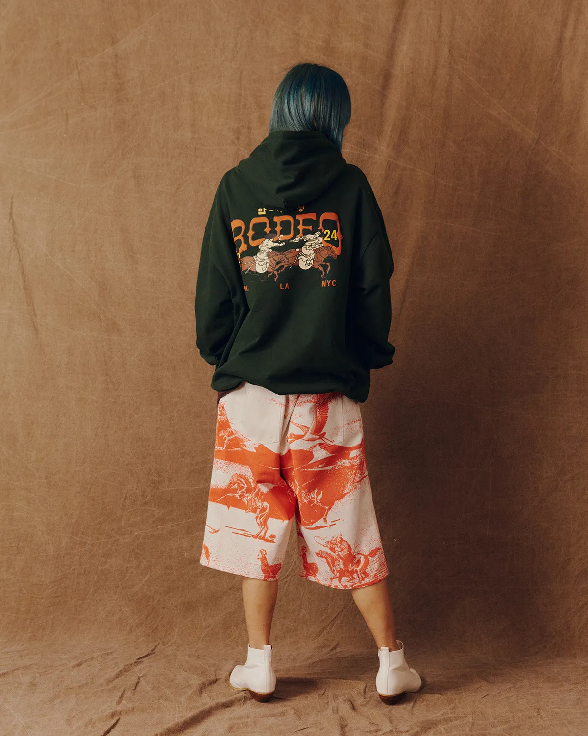 FOREST GREEN APGUJEONG RODEO HOODIE