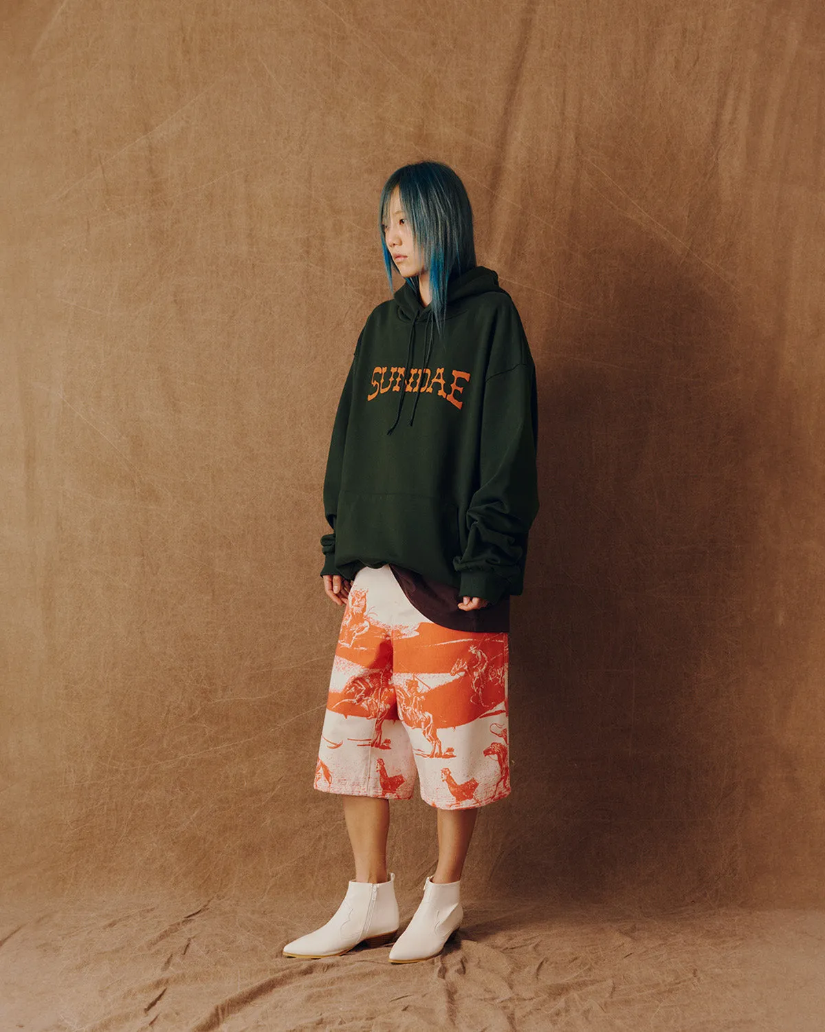 FOREST GREEN APGUJEONG RODEO HOODIE