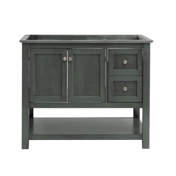 Fresca Manchester Regal 42 Gray Wood Veneer Traditional Bathroom Cabinet | FCB2340VG