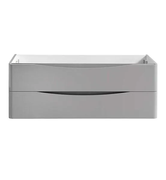 Fresca Tuscany 48 Glossy Gray Wall Hung Modern Bathroom Cabinet | FCB9048GRG