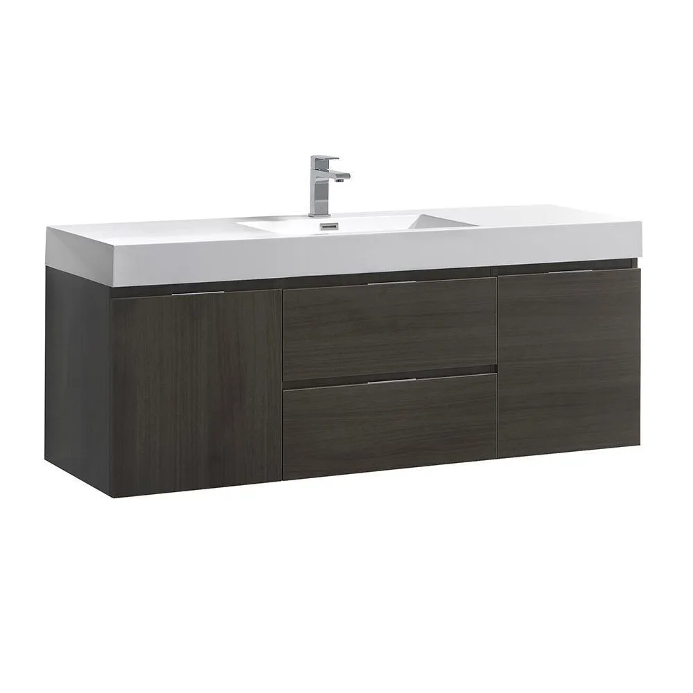 Fresca Valencia 60 Wall Hung Modern Bathroom Vanity